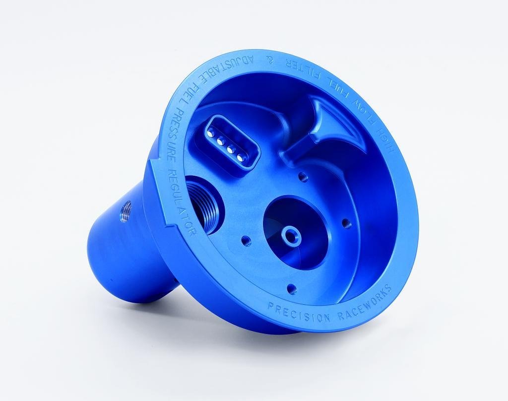 CNC Machining Part with Blue Anodizing